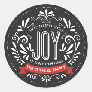 ADESIVO FERIDAY JOY ROUND CHALKBOARD STICKBOARD