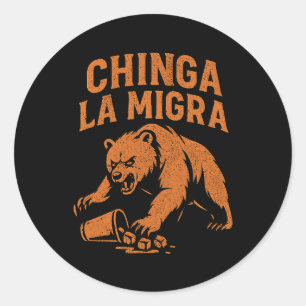 Adesivo Feroz Protesto do Urso – Gráfico Ousado Chinga La