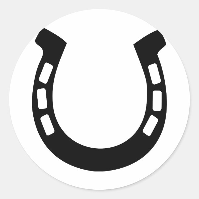 Adesivo ferradura de boa sorte (Frente)