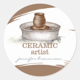 Adesivo Ferramenta de Artista Cerâmico de Potência, com es