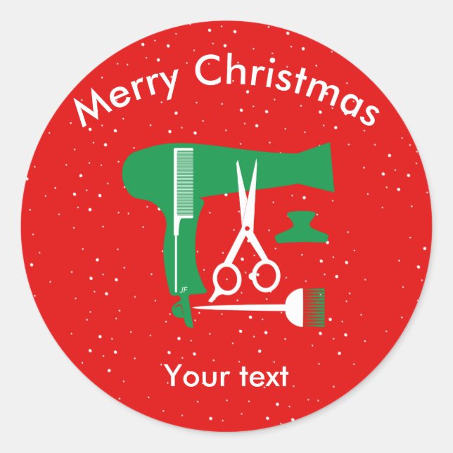 Adesivo Ferramentas de hairstyle (Frente)