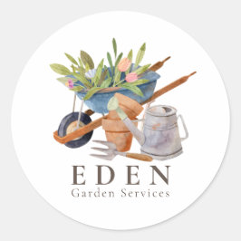 Adesivo Ferramentas de jardinagem Barreira de rodas Aquare