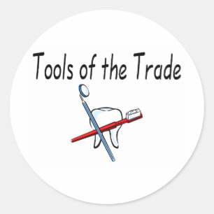 Adesivo Ferramentas do dentista do comércio