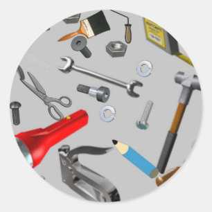 Adesivo Ferramentas do trabalhador manual