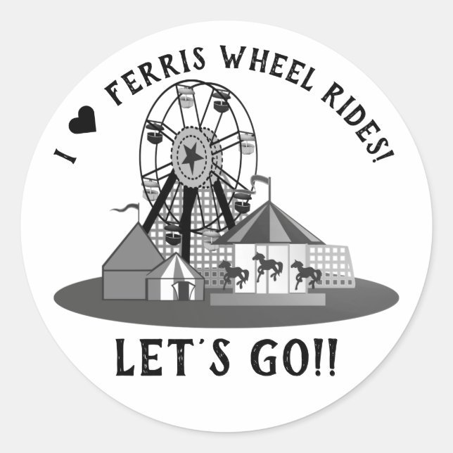 Adesivo Ferris Wheel Day (Frente)