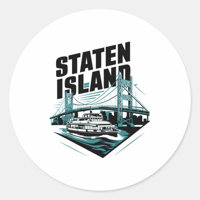 Adesivo Ferry Staten Island Nova York _1 (Frente)