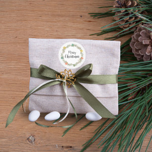 Adesivo Fesath Wreath Merry Stickers
