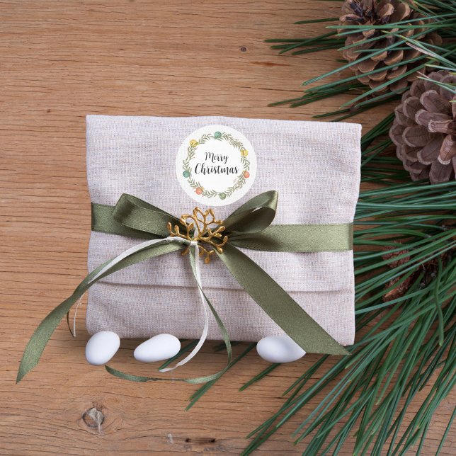 Adesivo Fesath Wreath Merry Stickers (Criador carregado)