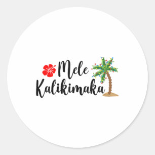 Adesivo Festa Aloha de Natal da Praia de Natal Mele Kaliki