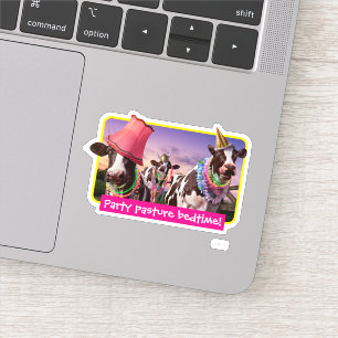 Adesivo Festa Até As Vacas Chegarem Em Casa