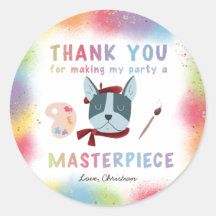 Festa Colorida de Pintura Cachorro Cachorro Cachor