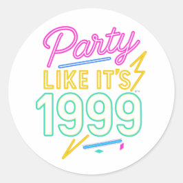 Adesivo Festa Como Se Fosse 1999®™ – Neon Voltage