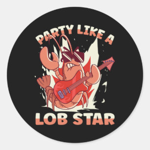 Adesivo Festa Como Uma Lob Star Lobster