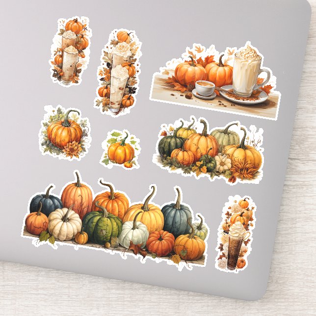 Adesivo Festa de Abóbora Perfeita no Dia das Bruxas no Dia (Detalhe)