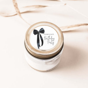 Adesivo Festa de aniversário Arco preto