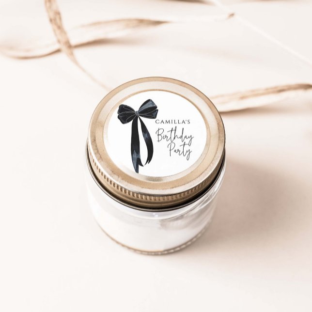 Adesivo Festa de aniversário Arco preto (Criador carregado)