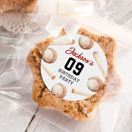 Adesivo Festa de aniversário Baseball Boy