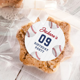 Adesivo Festa de aniversário Baseball Boy