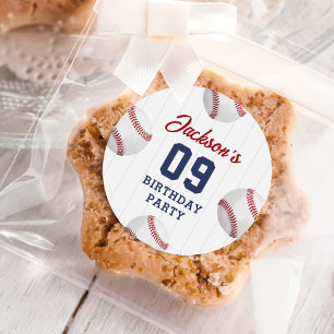 Adesivo Festa de aniversário Baseball Boy