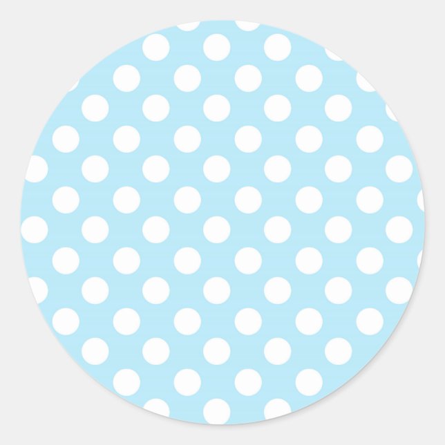 Adesivo Festa de Aniversário Bebê Azul Claro e Branco com  (Frente)