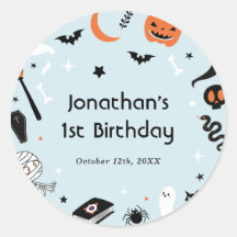 Festa de aniversário Blue Halloween Boy