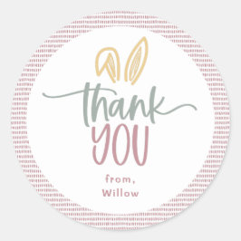 Adesivo Festa de aniversário Bunny