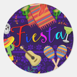 Adesivo Festa de Aniversário Celebração Cinco De Mayo