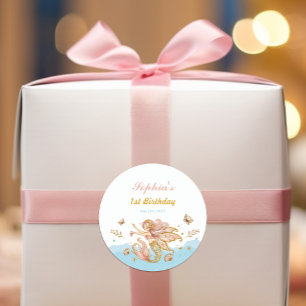 Adesivo Festa de aniversário da Mereia da Fada Mágica