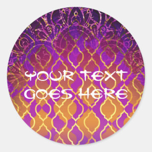 Adesivo Festa de Aniversário de 16 Anos Gold Palace Arabia