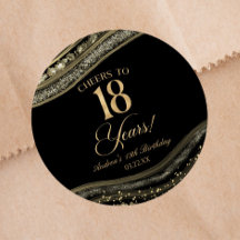 Festa de Aniversário de 18 anos em Ágata Preta e D