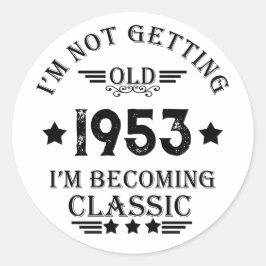 Adesivo Festa de aniversário de 70 de setenta dias persona