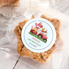 Adesivo Festa de aniversário de animais de criação