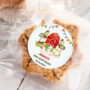 Adesivo Festa de aniversário de animais de criação