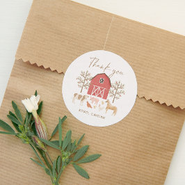 Adesivo Festa de aniversário de animais de exploração