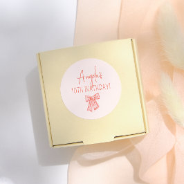 Adesivo Festa de aniversário de Arco Rosa Whimsic