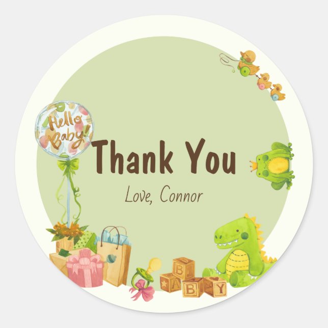 Adesivo Festa de aniversário de brinquedos para crianças d (Frente)