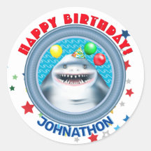 Festa de Aniversário de criança de Tema do Tubarão