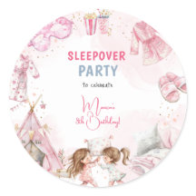 Festa de aniversário de criança do pijama de sono