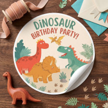 Festa de Aniversário de Dinossauro Fofo - Trampeia