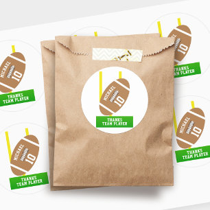 Adesivo Festa de aniversário de Esporte do Tema de Futebol