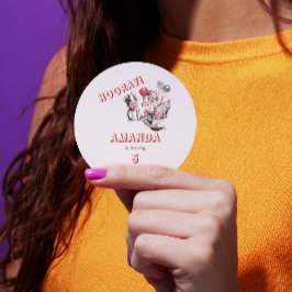 Adesivo Festa de aniversário de Filhos Simples Clássicos d