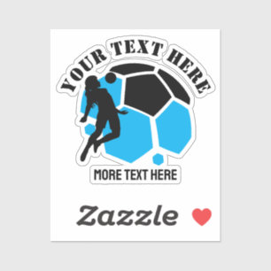 Adesivo Festa de aniversário de futebol do garoto de futeb