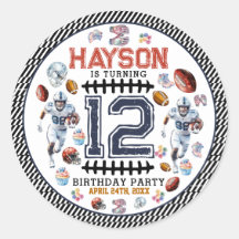 Festa de aniversário de futebol masculino