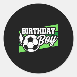 Adesivo Festa de Aniversário de Futebol para Crianças Cami
