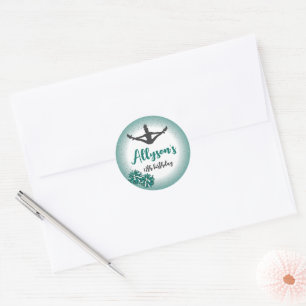 Adesivo Festa de aniversário De Liderança De Animação, Qua