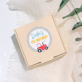 Adesivo Festa de aniversário de Menino de Veículos de Cons