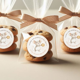 Adesivo Festa de aniversário de Mouse e Biscoitos Doce Obr