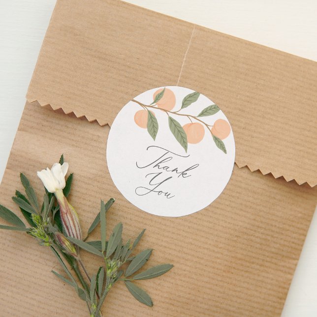 Adesivo Festa de aniversário de pêssego (Criador carregado)