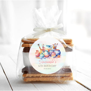 Adesivo Festa de aniversário de pintura de potência