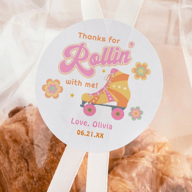 Adesivo Festa de aniversário de Pista da Disco Girl (Criador carregado)